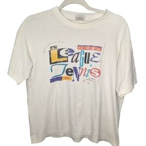 Vintage single stitch USTA tennis league 1993 short sleeve t-shirt woman's Large
